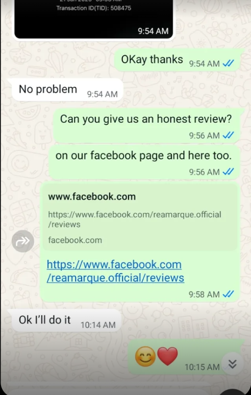 WhatsApp review